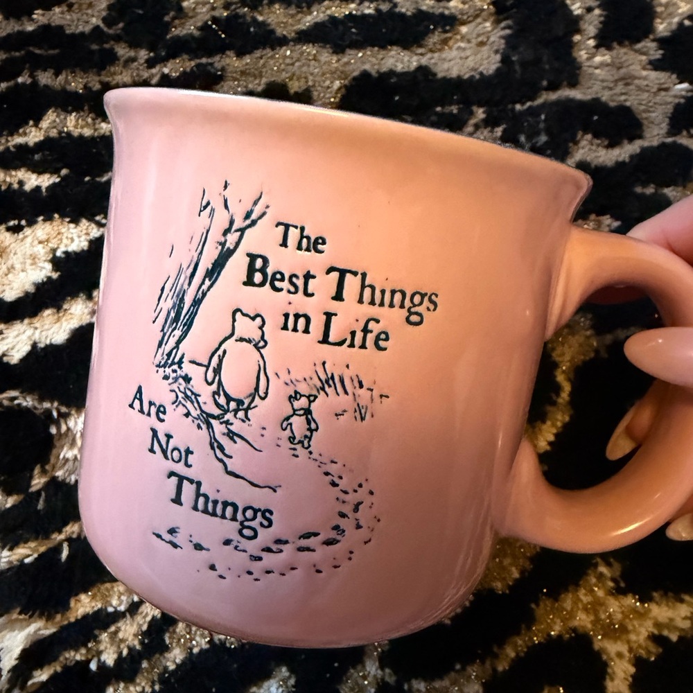 Life Is Good Pink Ceramic Mug